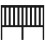 Berkfield Bed Headboard Black 146x6x101 cm Solid Wood Pine 3