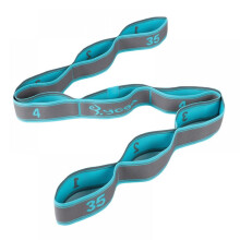 Yoga Strap Nonelastic with 9 Loops 100cm Thick Durable