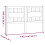 Berkfield Bed Headboard White 140.5x4x100 cm Solid Wood Pine 6
