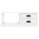 Berkfield Coffee Table White 90x50x35 cm Engineered Wood 6