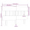 Berkfield Bed Headboard Black 203.5x3x81 cm Solid Wood Pine 6
