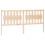Berkfield Bed Headboard 185.5x4x100 cm Solid Wood Pine 2