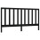 Berkfield Bed Headboard Black 206x4x100 cm Solid Wood Pine 2