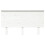 Berkfield Bed Headboard White 144x6x82.5 cm Solid Wood Pine 3