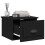 Berkfield Wall-mounted Bedside Cabinet Black 41.5x36x28cm 4
