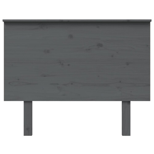 Berkfield Bed Headboard Grey 104x6x82.5 cm Solid Wood Pine 2