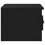 Berkfield Wall-mounted Bedside Cabinet Black 41.5x36x28cm 7