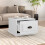 Berkfield Coffee Table White 50x50x35 cm Engineered Wood 3