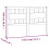 Berkfield Bed Headboard Black 145.5x4x100 cm Solid Wood Pine 6