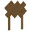 Berkfield Bed Headboard Honey Brown 72.5x3x81 cm Solid Wood Pine 2