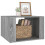 Berkfield Bedside Table Grey Sonoma 57x55x36 cm Engineered Wood 4