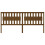Berkfield Bed Headboard Honey Brown 205.5x4x100 cm Solid Wood Pine 3