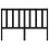 Berkfield Bed Headboard Black 146x4x100 cm Solid Wood Pine 4