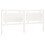 Berkfield Bed Headboard White 205.5x4x100 cm Solid Pine Wood 2