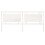 Berkfield Bed Headboard White 205.5x4x100 cm Solid Pine Wood 4