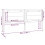 Berkfield Bed Headboard White 205.5x4x100 cm Solid Pine Wood 6