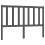 Berkfield Bed Headboard Grey 126x4x100 cm Solid Wood Pine 2