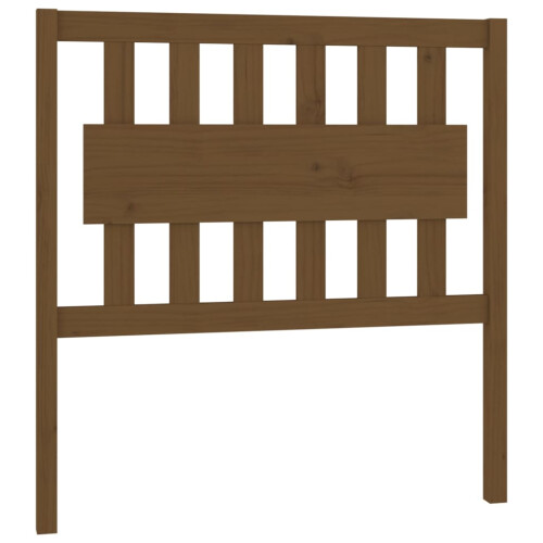 Berkfield Bed Headboard Honey Brown 95.5x4x100 cm Solid Wood Pine 1