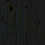 Berkfield Bed Headboard Black 125.5x4x100 cm Solid Pine Wood 5