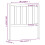 Berkfield Bed Headboard Honey Brown 106x4x100 cm Solid Wood Pine 6