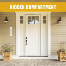 Cacher une Clé ExtéRieure, ThermomèTre DéCoratif Cacher une Clé de Diversion Compartiment Caché Rangement Caché Secret, ExtéRieur 2 PièCes
