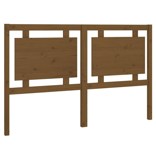 Berkfield Bed Headboard Honey Brown 155.5x4x100 cm Solid Pine Wood 1