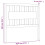 Berkfield Bed Headboard Honey Brown 95.5x4x100 cm Solid Wood Pine 6