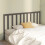 Berkfield Bed Headboard Grey 186x4x100 cm Solid Wood Pine 3