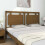 Berkfield Bed Headboard Honey Brown 155.5x4x100 cm Solid Pine Wood 3