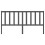 Berkfield Bed Headboard Grey 186x4x100 cm Solid Wood Pine 4