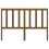 Berkfield Bed Headboard Honey Brown 126x4x100 cm Solid Wood Pine 4