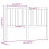 Berkfield Bed Headboard Honey Brown 126x4x100 cm Solid Wood Pine 6
