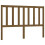 Berkfield Bed Headboard Honey Brown 141x4x100 cm Solid Wood Pine 2
