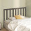 Berkfield Bed Headboard Grey 156x4x100 cm Solid Wood Pine 3