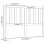 Berkfield Bed Headboard Honey Brown 141x4x100 cm Solid Wood Pine 6