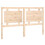 Berkfield Bed Headboard 155.5x4x100 cm Solid Pine Wood 2