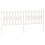 Berkfield Bed Headboard White 205.5x4x100 cm Solid Wood Pine 2