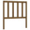 Berkfield Bed Headboard Honey Brown 96x4x100 cm Solid Wood Pine 2