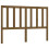 Berkfield Bed Headboard Honey Brown 156x4x100 cm Solid Wood Pine 2