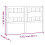 Berkfield Bed Headboard Black 125.5x4x100 cm Solid Wood Pine 6