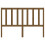 Berkfield Bed Headboard Honey Brown 156x4x100 cm Solid Wood Pine 4