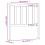 Berkfield Bed Headboard Honey Brown 96x4x100 cm Solid Wood Pine 6