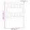 Berkfield Bed Headboard Grey 80.5x4x100 cm Solid Wood Pine 6