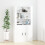 Berkfield Wall Cabinet White 80x33x80 cm Engineered Wood 6