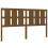 Berkfield Bed Headboard Honey Brown 185.5x4x100 cm Solid Wood Pine 2
