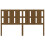 Berkfield Bed Headboard Honey Brown 185.5x4x100 cm Solid Wood Pine 4