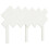 Berkfield Bed Headboard White 122.5x3x80.5 cm Solid Wood Pine 2