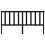 Berkfield Bed Headboard Black 206x4x100 cm Solid Wood Pine 4