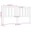 Berkfield Bed Headboard Black 206x4x100 cm Solid Wood Pine 6