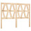 Berkfield Bed Headboard 141x4x100 cm Solid Wood Pine 2